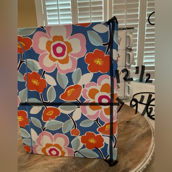 Kate spade notepad + Kate candy stripe pencil pouch / multi use zippered case - Picture 6 of 13